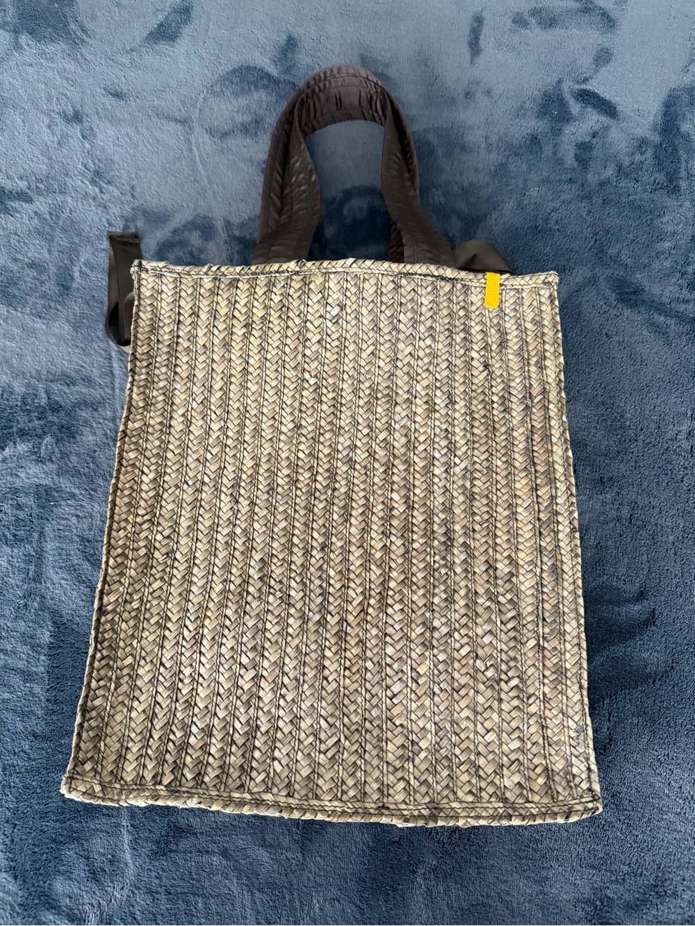 Hoshi Collective Braga Tote 100% Rye Straw Portugal Artisan Woven Bag